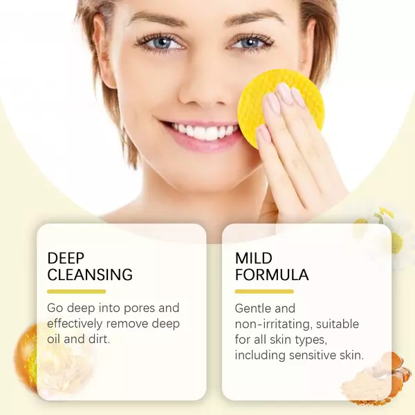 S1bd947c535ea4fe6928f7976efd4630aK.webp Tampon Nettoyant au Curcuma & Acide Kojique