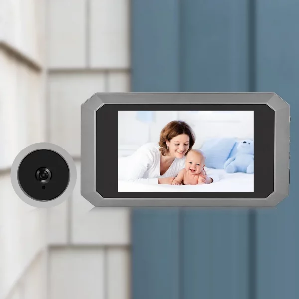 High Definition Night Vision Digital Door Viewer with Photo Recording and Built in Lithium Battery for Home Security