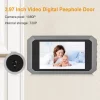High Definition Night Vision Digital Door Viewer with Photo Recording and Built in Lithium Battery for Home Security