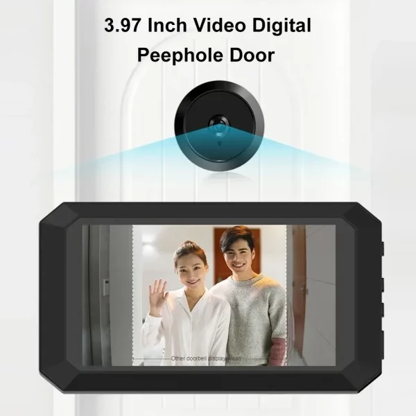 High Definition Night Vision Digital Door Viewer with Photo Recording and Built in Lithium Battery for Home Security