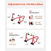 SucceBuy Motorcycle Stand Lift 850lbs Front Rear Combo Stand Lift Front Wheel Dual-Fork Stand Rear U+L Fork Swingarm Spool Stand