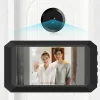 High Definition Night Vision Digital Door Viewer with Photo Recording and Built in Lithium Battery for Home Security