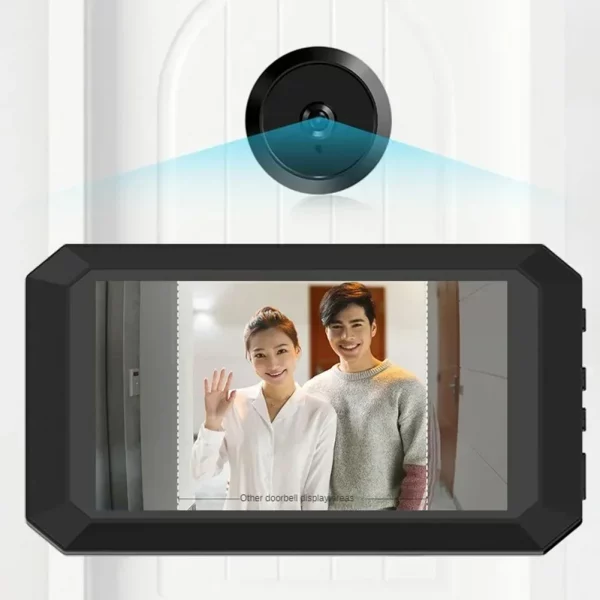 High Definition Night Vision Digital Door Viewer with Photo Recording and Built in Lithium Battery for Home Security