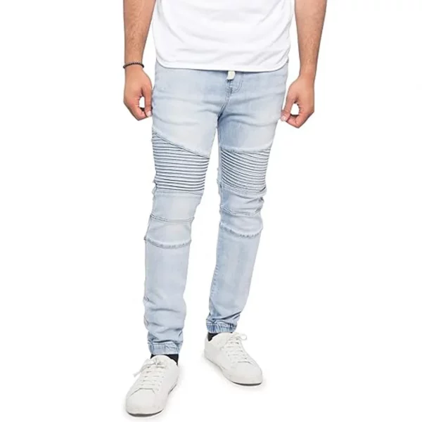 New Trendy Design Denim Pants For Men New Fashion Customized Design Breathable Men's New Casual Denim Jeans Pants