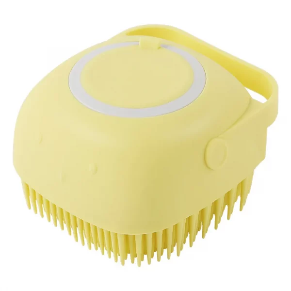 Silicone Shampoo Bath Brush Massage Comb Grooming Scrubber Brush Bathing Accessories Baby Kids Silicon Body Scrubber