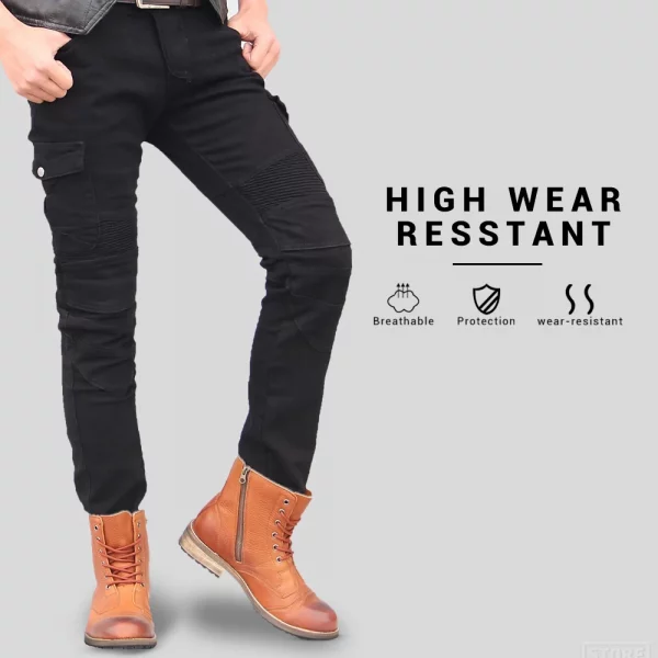 H1b6ad5a801b04ec6aca4608ba948c261q-6.webp Motorcycle Pants Moto Protection Motocross Jeans Rodilleras Moto Jeans Men Motorcycle Motocross Pants Four Seasons Breathable