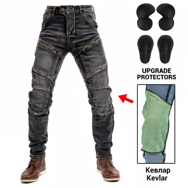 H73f66cf4289c43e692a10264cf4da64dm-9.webp Motorcycle Pants Moto Protection Motocross Jeans Rodilleras Moto Jeans Men Motorcycle Motocross Pants Four Seasons Breathable