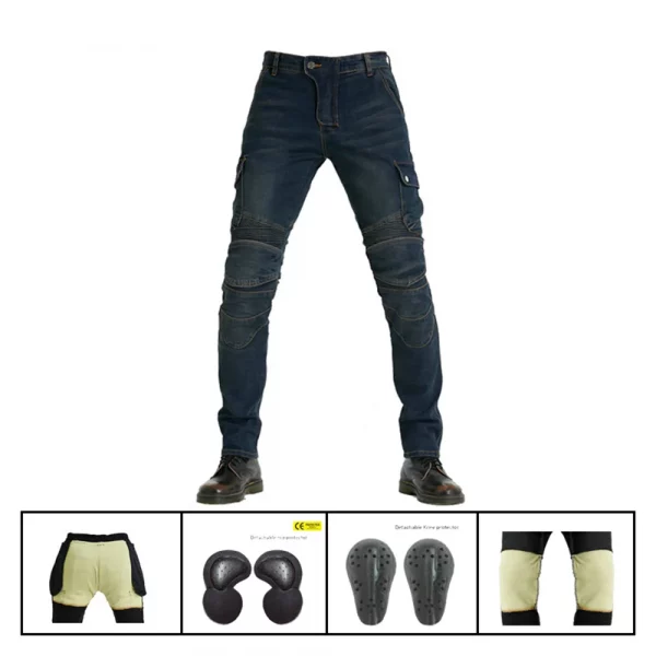 H98129f1bd80b477882297f0cd421918fu-6.webp Motorcycle Pants Moto Protection Motocross Jeans Rodilleras Moto Jeans Men Motorcycle Motocross Pants Four Seasons Breathable