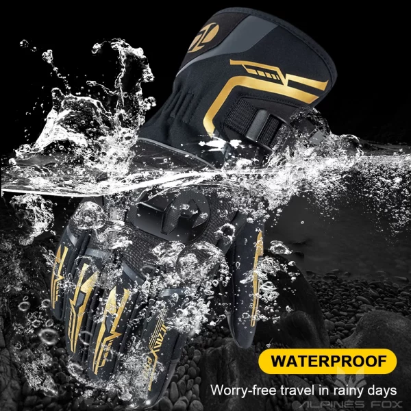 Autumn Winter Motorcycle Gloves Waterproof Keep Warm Guantes Moto Men Motorbike Riding Gloves Touch Screen Moto Motocross Gloves