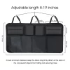 Car Trunk Organizer Adjustable Backseat Storage Bag Net High Capacity Multi-use Oxford Automobile Seat Back Organizers Universal
