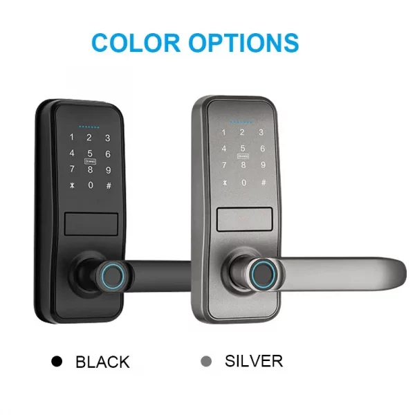Tuya TTlock Smart Door Lock Fingerprint Door Lock Password Fingerprint IC Card Key APP Remote Unlock Eletronico Digital 도어락