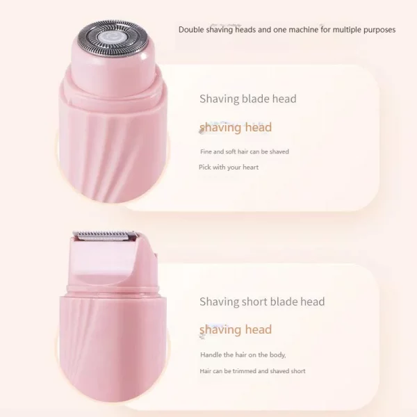 Bikini Trimmer for Women Electric Razor Female Body Epilator Women Electric Shaver for Bikini Legs Underarm Face Hair Remover