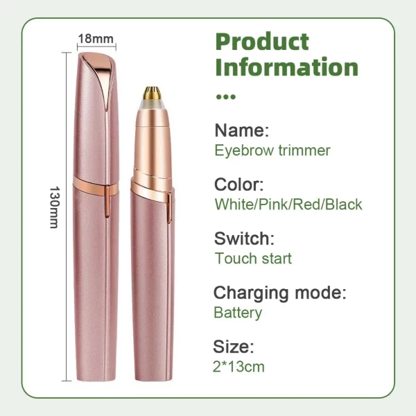 S03efdee37916454b8b8b11e2c3629e77L-1.webp Mini Eyebrow Trimmer Multifunctional Hair Removal Safety Portable Electric Battery Electric Trimmer Automatic Trimmer for Facia