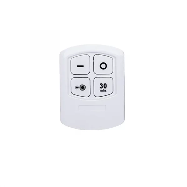 Smart Wireless Led Light Kitchen Under Furniture Dimmable Lamps Bedroom Wardrobe Lighting Round with Remote Control LED Lights