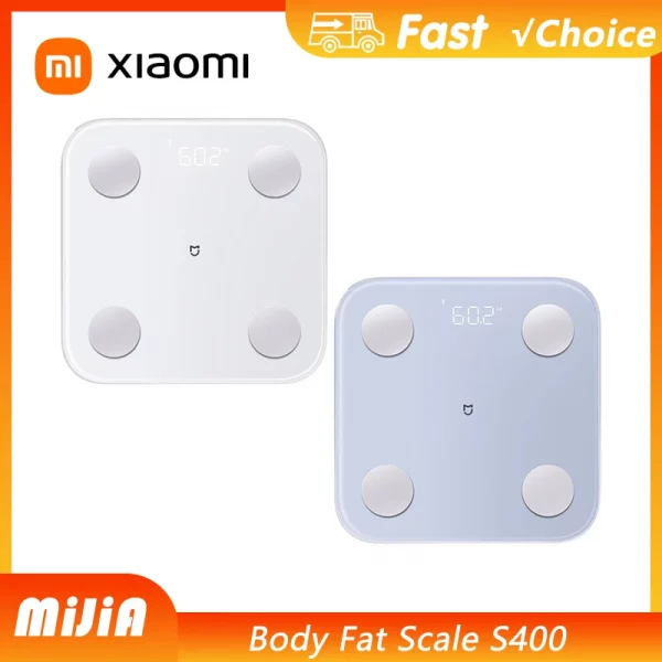 Xiaomi Scale S400 Smart Health Scale Dual-frequency BIA Scale 25 Body Metrics Analyzer Family Health Tracker Portable Home Tools