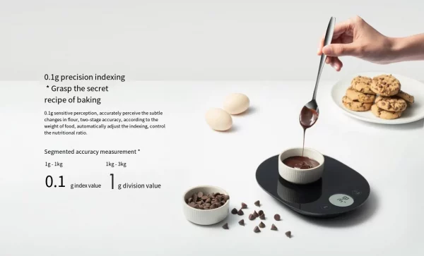 Xiaomi Mijia Smart Electronic Kitchen Scale 0.1g Scale Division High Precise Weighing Cooking Tools 3kg Food Digital Scale