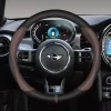 Car Steering Wheel Cover 38cm 15" Leather For MINI COOPER S JCW ONE F54 F55 F56 F60 R60 R61 Auto Accessories