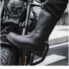Motorcycle Boots Men Classic Motocross Boots with Reinforced Heel Toe Counter Waterproof Tall Motorcycle Touring Boot Botas Moto