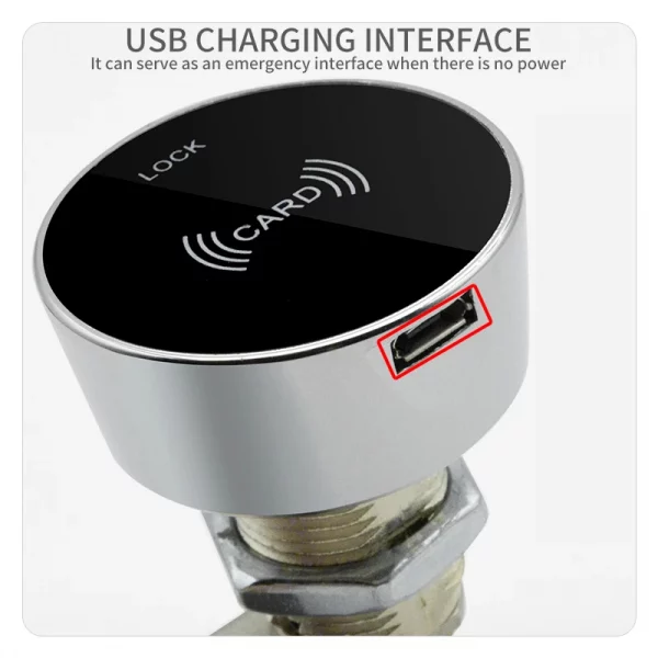 Smart Home Touch Screen Electronic Password Swipe Card Lock Gym Office Drawer Message Box File Cabinet Door Lock