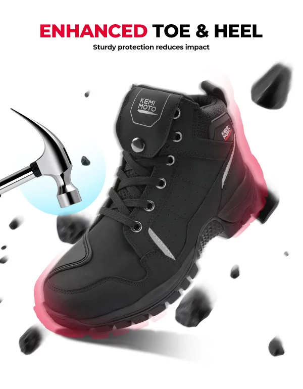 S0e4b1e3de0054ee4a6135dba5ea5d0a5j.webp Waterproof Motorcycle Riding Shoes for Men Soft Comfortable Lining Breathable Ankle Protection Anti-Slip Camping Outdoor Boots