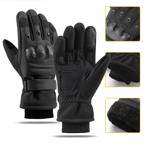 Approved Winter Motorcycle Gloves Military Grade Cold Mitten Biker Man Thermal Riding Glove for Sub-Zero Motocross Snow Riding