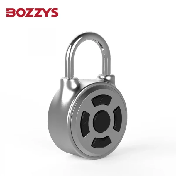 BOZZYS Smart Lock Bluetooth APP Control IP55 Waterproof Rechargeable for Luggage Gym Office Zinc Alloy Anti Theft Padlock