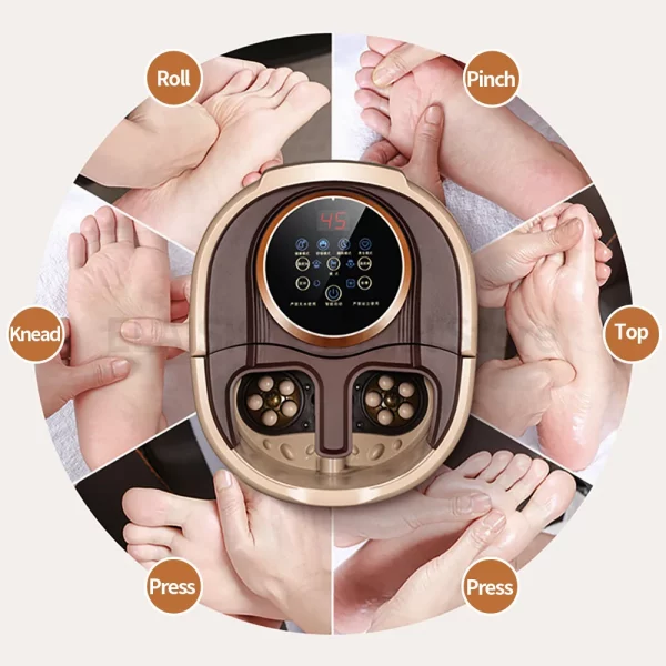 S157278443fd541e9aefc802719b2009bD.webp Foot Bath Artifact Footbath Household Electric Massage Heating Foot Bath Barrel with Automatic Foot Tub Foot Bath Massager