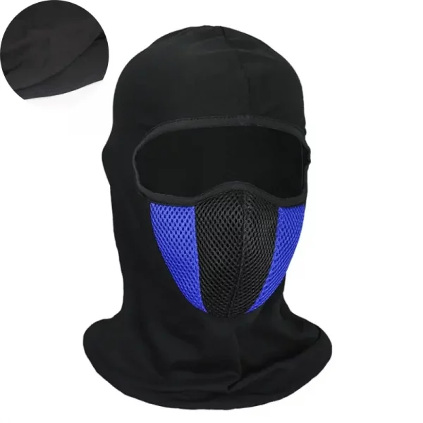 Full Face Mask Cycling Windproof Headgear Motorcycle Balaclava Breathable Outdoor Sports Men CS Mask Head Cover Hat