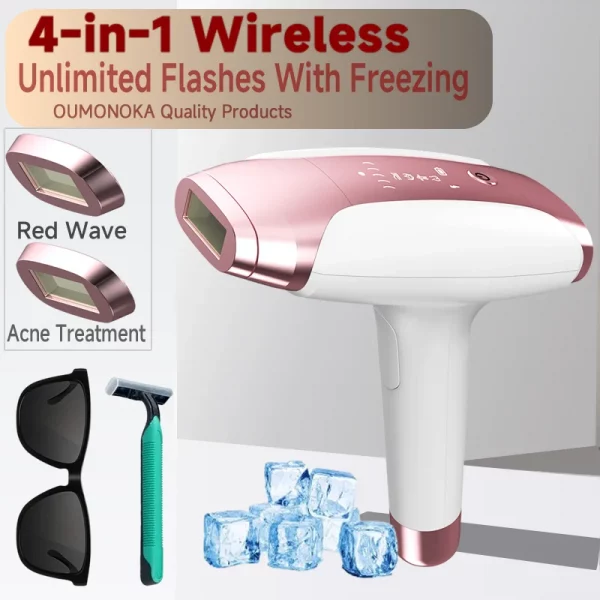 S189b46e7567140ad8cf4c1e3bfa6b19ch-1.webp IPL Hair Removal Device 999999 Flashes Painless Laser Epilator for Women Permanent Hair Removal Home Use Body Bikini Face