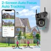 S1b9bad8685044fcb99339f1257b82443k.webp 4K 8MP HD Wifi PTZ Camera Outdoor 4MP Dual Lens Dual Screen AI Auto Tracking IP Camera CCTV Audio Video Surveillance P2P iCSee