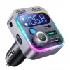 Bluetooth 5.3 FM Transmitter for Car Stronger Dual Mics Deep Bass Sound 48W PD&QC3.0 Car Charger Bluetooth Adapter