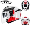 Motorcycle Half Face Helmet Men Women Fashion Dual Lens Sport Helmets Motocross Racing Modular Flip Up Casco Moto Winter Warm