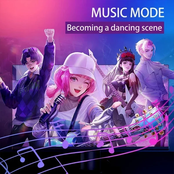 S1f4550e6cd1c4951a7e6eb99e4ab755ak.webp Smart Ambient PC Display Sync Computer Monitor Backlight LED Strip Light RGB Color DIY Game Holiday Atmosphere Decor Lamp