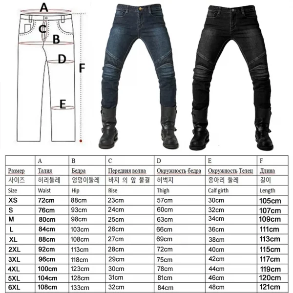 Kevlar Motorcycle Jeans Men Motocross Protective Pants Aramid Sports Racing Riding Gear Spring Autumn