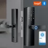 S20532d4a52fc4594b52715f55e653cc4S.webp Smart Electronic Door Lock Fingerprint Biometrics Application Control Smart Card Key Access and USB Emergency Charging Smartlock