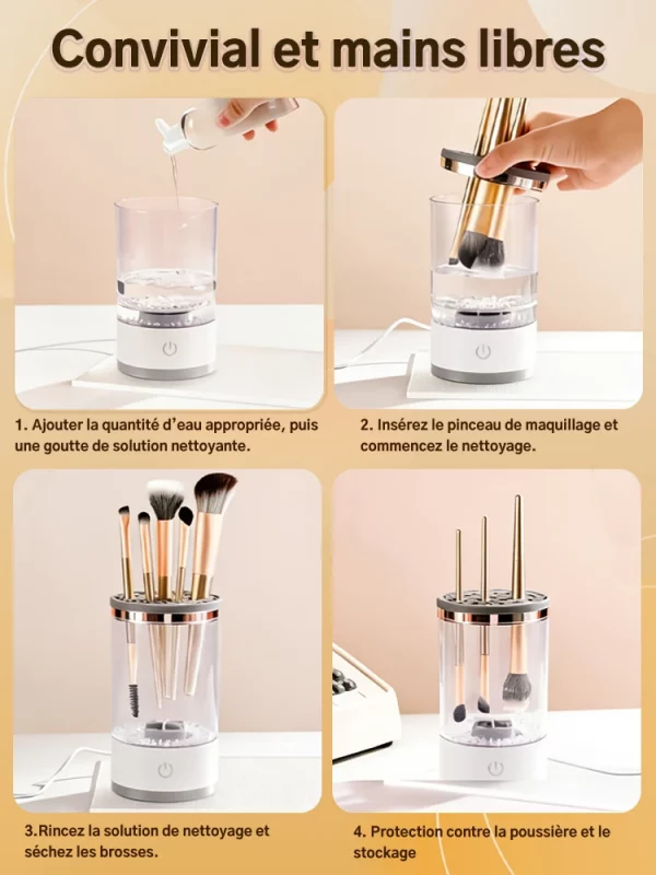 Makeup Brush Cleaner Machine,USB Powered,Electric Make-Up Brush Cleaner,For All Size Beauty Makeup Brushes Set,free shipping
