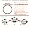 A Car Steering Wheel Cover，Universal15Inch Non-Slip Automobile Steering Wheel Protective Cover Car Decoration Accessories