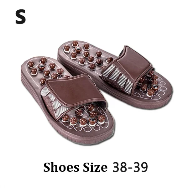 Foot Massage Acupuncture Slippers Acupoint Activation  Reflexology Spring Magnetic Therapy Relieve Foot Pain Meridians Arthritis