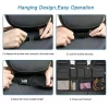 Car Trunk Organizer Adjustable Backseat Storage Bag Net High Capacity Multi-use Oxford Automobile Seat Back Organizers Universal