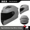 Moto Scooter Safety Helmets, One-piece Full Face Engine Design, Modular Casco Motorsiklet Equipment