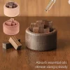 Essential Oil Diffuser Wood Unique Eco-Friendly Fireless Aroma Aromatherapy Fragrance Diffused Home Office Decoration Crafts