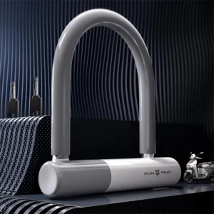 XUNTING Bicycle U lock Anti-theft Heavy Duty Bike Locks Shackle Secyrity Locks Cycling Bike Accessory
