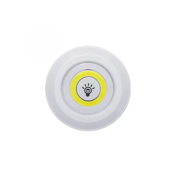 Smart Wireless Led Light Kitchen Under Furniture Dimmable Lamps Bedroom Wardrobe Lighting Round with Remote Control LED Lights