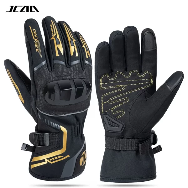 Autumn Winter Motorcycle Gloves Waterproof Keep Warm Guantes Moto Men Motorbike Riding Gloves Touch Screen Moto Motocross Gloves