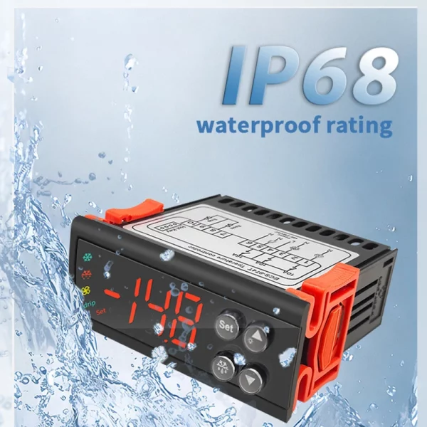 Smart WiFi Temperature Controller -50~110℃ Digital Thermostat for Freezer Refrigerator Cold Storage Truck with Sensor