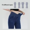 S30fcfbab824843a7b7494fbbf28da1236.webp Yoga Jeans for Women Denim Pants Sexy Flared Trousers Lady Pants Hip Lifting and Cross Waist Design Indoor Sports Outdoor Flared
