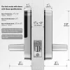 S32027476fc8b4d19be905c58765aff76G.webp Smart Fingerprint Door Lock App Remote Control Keyless WIFI Digital Touchscreen Lock NFC IP67 Waterproof with 2 IC Cards