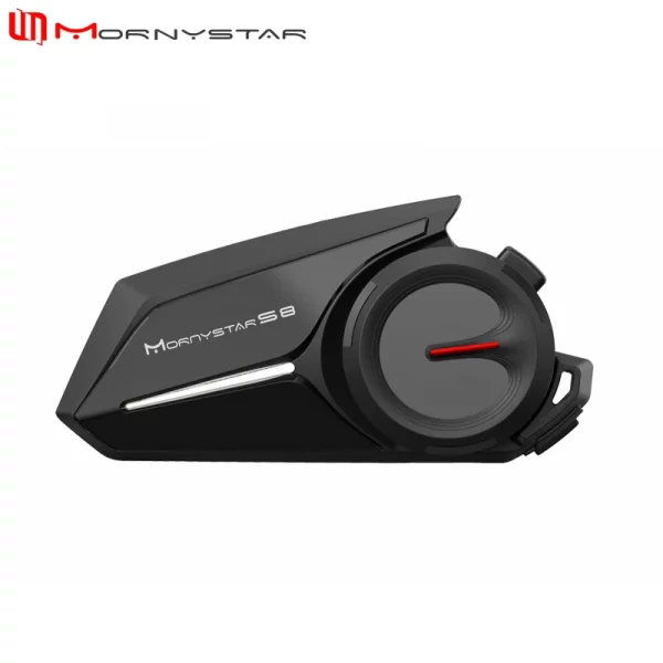 S337c42128e504d87a58957bc77de375el.webp Mornystar S8 Intercom Bluetooth For Motorcycle Helmet Headset FM Music Sharing Helmet Communicator Up to 6 Rider