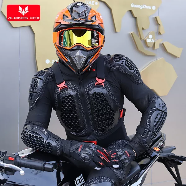 VEMAR 2025 Men New Motorcycle Jacket Moto Body Armor MX Armor Motocross Racing Jacket CE Approval Motorbike Moto Protection Gear