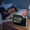 S39440d65737140efb908aed968c90da5U.webp Smart Alarm Clock with Night Backlight Digital LED Projector Adjustable Projection Angle for Home Living Room Bedroom